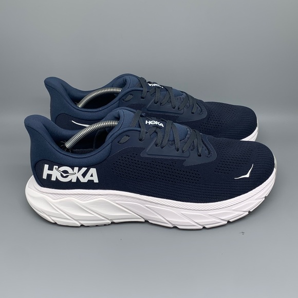 Hoka One One Arahi Wide Navy Running Shoes Men's Sz 2E